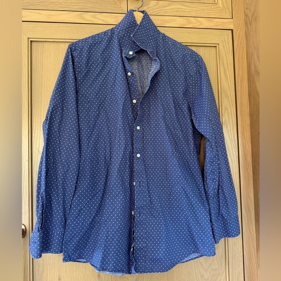 Lauren Ralph Lauren Black Label Cotton Button Down / 16 x 34/35 - Picture 1 of 11